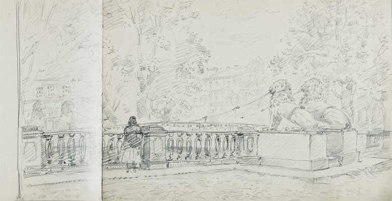 Кучумов Василий Никитич. Альбом из 33 листов с видами Санкт-Петербурга